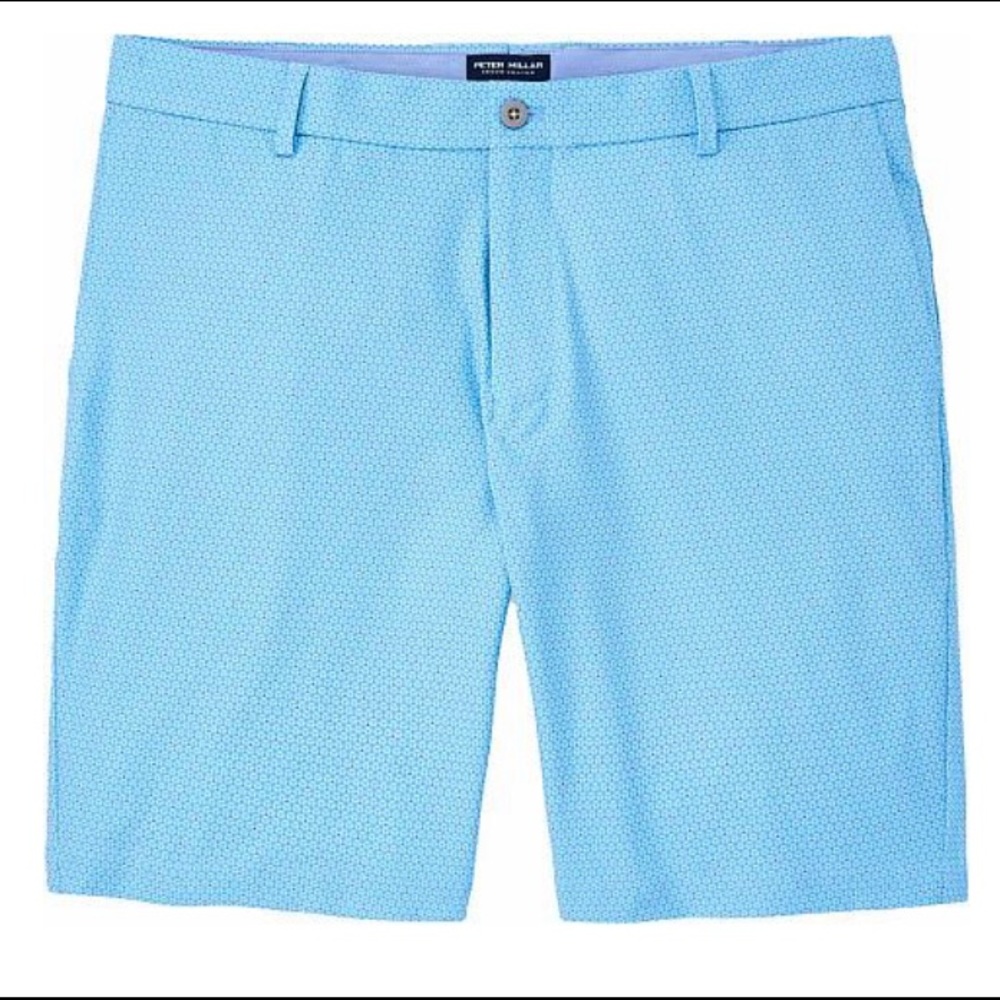 Peter Millar Performance Geo Print Golf Shorts